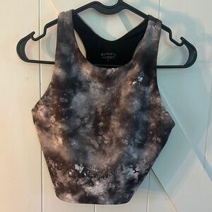 BOGO Athleta Women’s Concious Crop Top, Marble Print, Size L